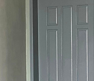 天然油漆完工木門